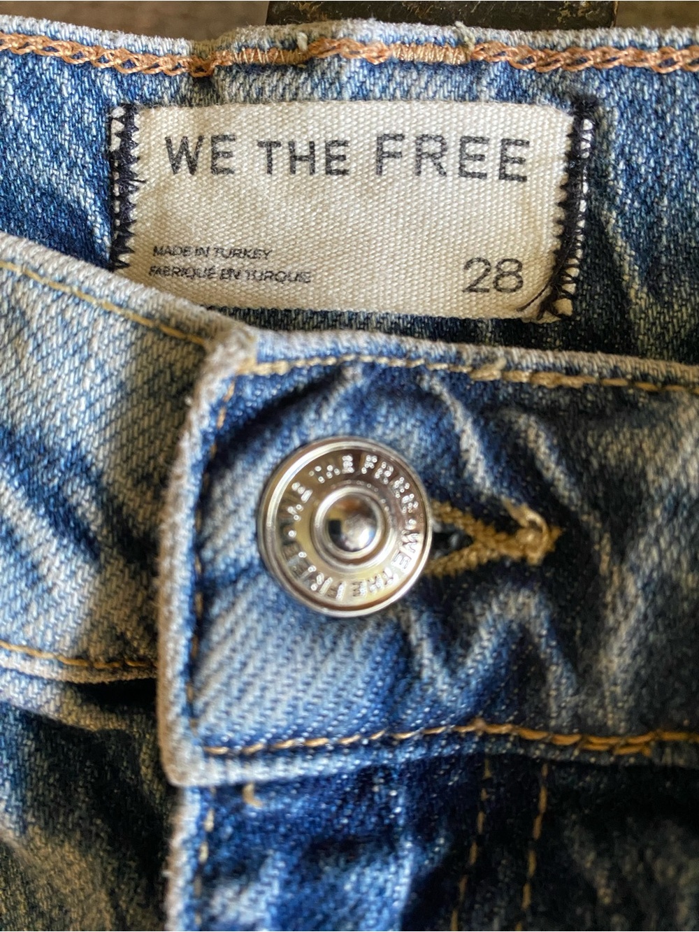 We The Free Light Blue Boyfriend Jeans - Picture 3 of 4